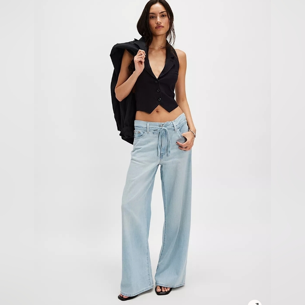 Levi's XL Baggy Straight Linen + Jeans